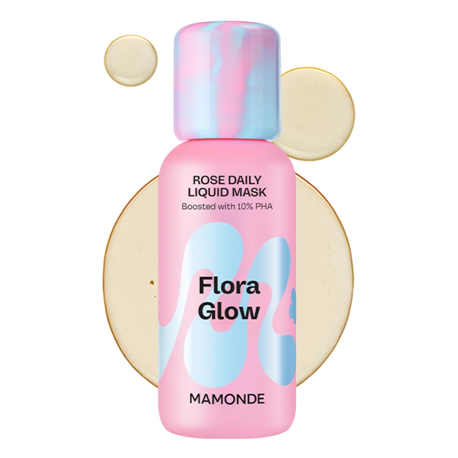 MAMONDE Flora Glow Rose Daily Liquid Mask | Hydrating, Exfoliating, Smoothing Korean Leave-On Face Mask with Hyaluronic Acid & Peptides For Korean Glass Skin | For All Skin Types