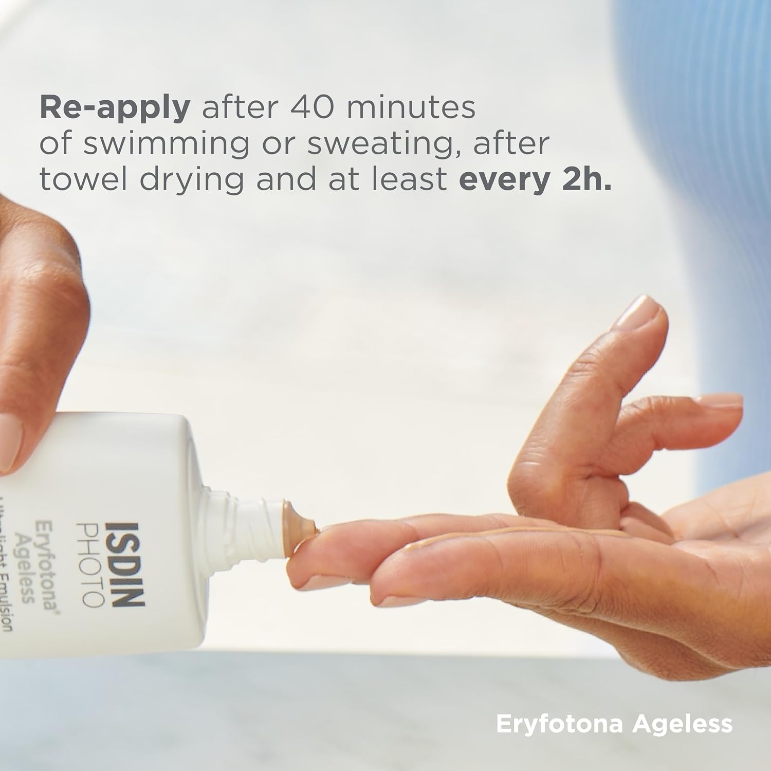 ISDIN Eryfotona Ageless Tinted Mineral Face Sunscreen SPF 50, Zinc Oxide | Anti-Aging, 100% Mineral UV Filters, Ultralight Emulsion, Suitable for Sensitive Skin, Dermatologist Recommended