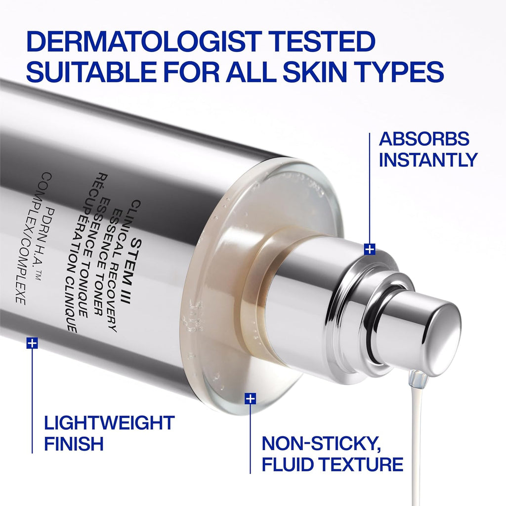 IOPE XMD Stem III Clinical Recovery Essence Toner - Hydrating & Soothing Face Prep - Pre-Treatment Inspired Formula to Balance and Calm Skin - With PDRN and Hyaluronic Acid - 5.07 fl. oz.